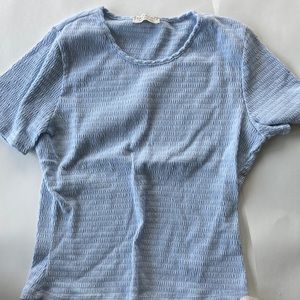 Paper Crane Scrunched Blue T-Shirt
